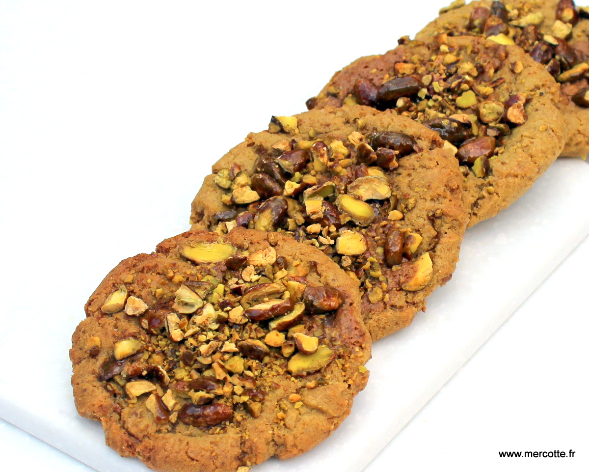 Recette de Cookies noix de pécan caramel par Cédric Grolet